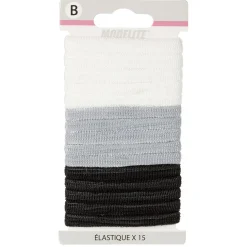 New Gifi Élastique en mousse noir blanc gris x15
