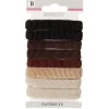 Gifi Élastique en mousse noir marron beige x8
