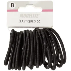 Online Gifi Élastique sans métal noir fil brillant x20