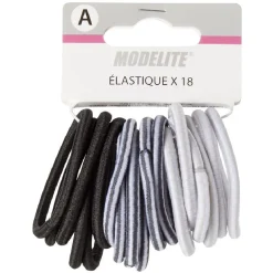 Best Gifi Élastique sans métal noir gris blanc x18