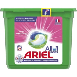 Entretien Du Linge|Gifi Lessive Ariel Pods Fresh sensation en dosette x22