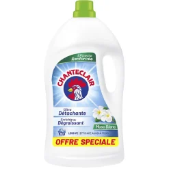 Entretien Du Linge|Gifi Lessive Chanteclair musc blanc 80 lavages
