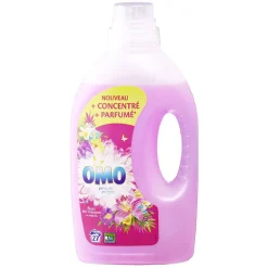 Entretien Du Linge|Gifi Lessive liquide OMO 27 lavages fleurs des tropiques et magnolia