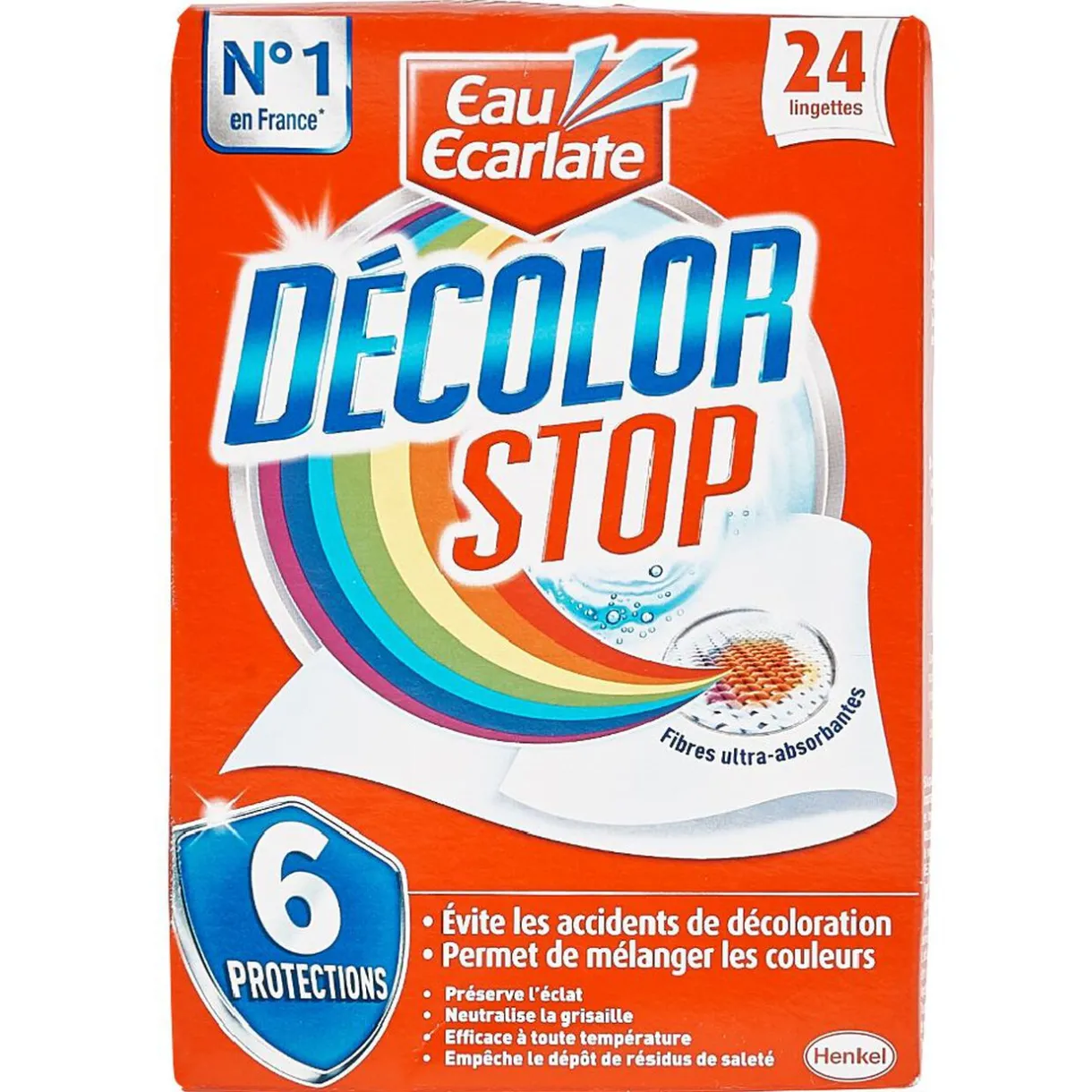 Entretien Du Linge|Gifi Lingette Décolor Stop anti décoloration x24