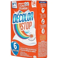 Entretien Du Linge|Gifi Lingette Décolor Stop anti décoloration x24