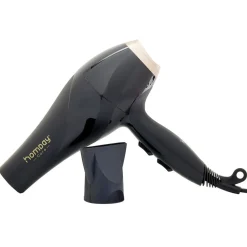 New Gifi Lisseur et sèche cheveux en plastique noir