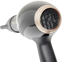 New Gifi Lisseur et sèche cheveux en plastique noir