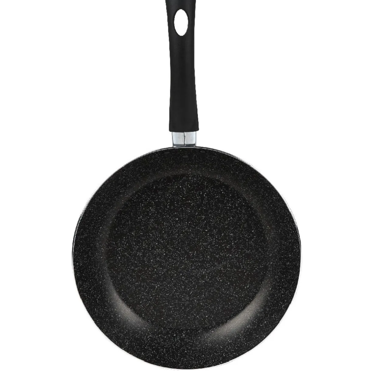 Lot 1 poêle + 1 casserole aluminium effet pierre^Gifi