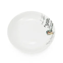 Lot de 4 assiettes à pâtes en porcelaine^Gifi Outlet