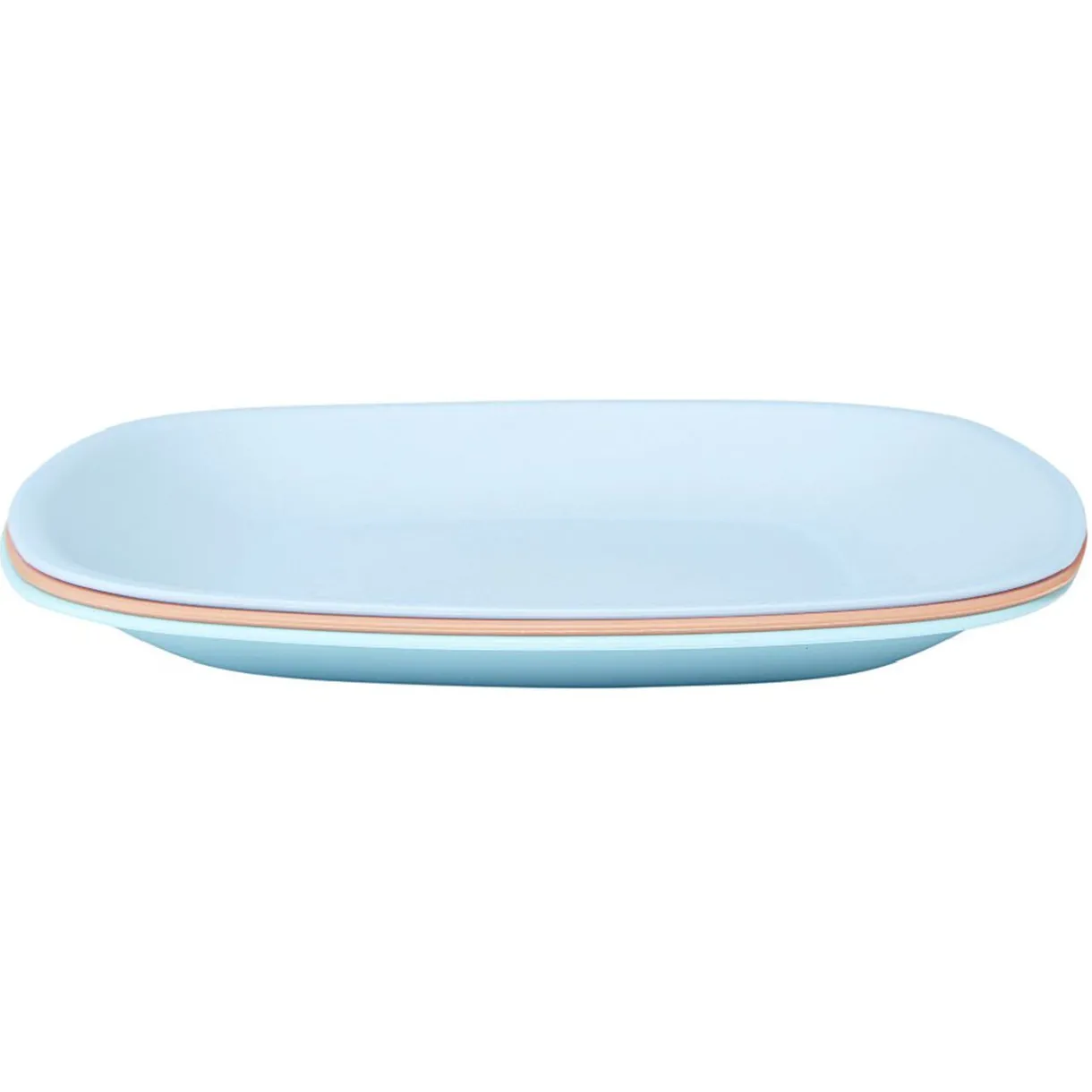 Lot de 3 assiettes colorées en plastique rigide^Gifi Hot