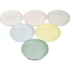 Lot de 6 assiettes en plastique réutilisable^Gifi Best