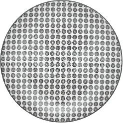 Lot de 4 assiettes plates motif géométrique en céramique^Gifi Outlet