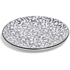 Lot de 4 assiettes plates rondes porcelaine Ø24 cm^Gifi