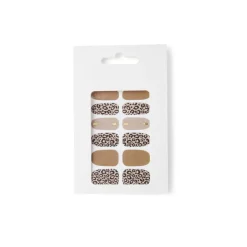 Hot Gifi Lot de 24 autocollants vernis à ongles imprimés 5 coloris