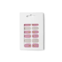 Hot Gifi Lot de 24 autocollants vernis à ongles imprimés 5 coloris