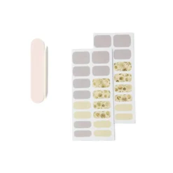 Clearance Gifi Lot de 24 autocollants vernis à ongles imprimés 6 coloris