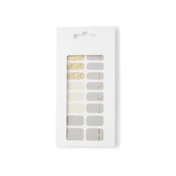 Clearance Gifi Lot de 24 autocollants vernis à ongles imprimés 6 coloris