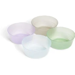 Lot de 4 bols pour enfant en plastique coloré Ø12xH.4,5cm^Gifi Sale