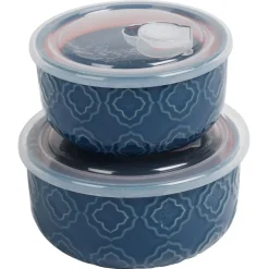 Lot de 2 boîtes alimentaires en céramique^Gifi Outlet