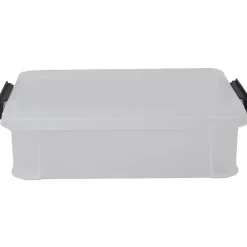 Rangement|Gifi Lot de 7 box de rangements transparents multiple tailles