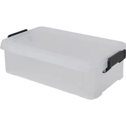 Rangement|Gifi Lot de 7 box de rangements transparents multiple tailles