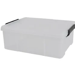 Rangement|Gifi Lot de 7 box de rangements transparents multiple tailles