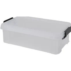 Rangement|Gifi Lot de 7 box de rangements transparents multiple tailles