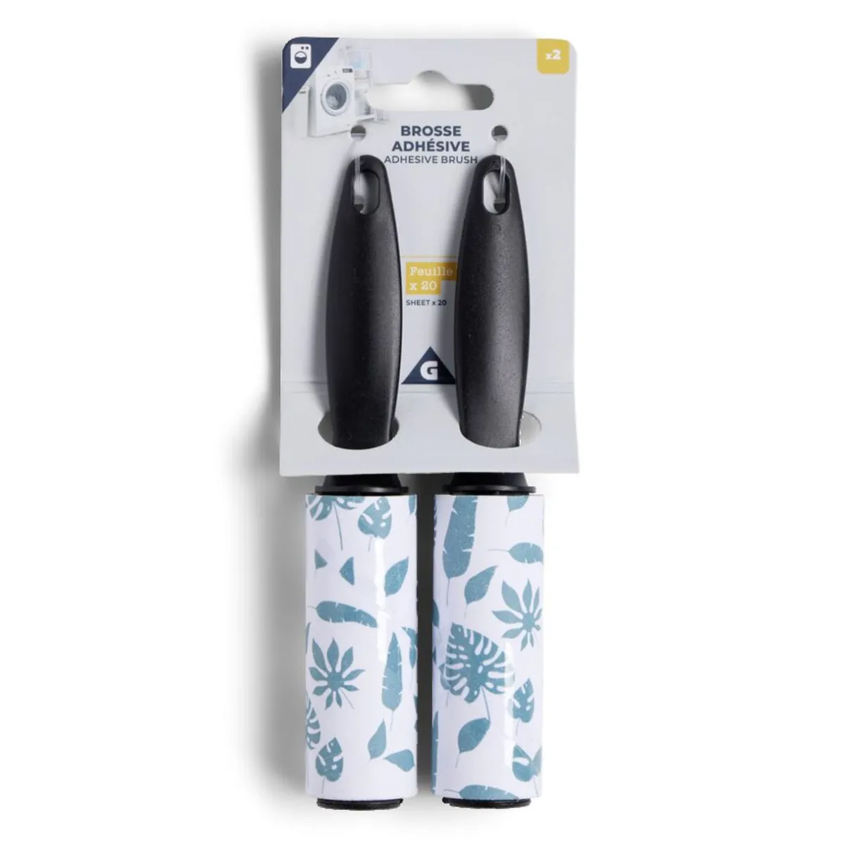 Entretien Du Linge|Gifi Lot de 2 brosses adhésives à 20 feuilles
