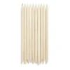 Clearance Gifi Lot de 10 bâtonnets repousse-cuticules en bambou