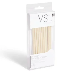 Clearance Gifi Lot de 10 bâtonnets repousse-cuticules en bambou