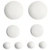 Clearance Gifi Lot de 8 butées adhésives plastique blanc