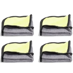 Nettoyage Et Entretien|Gifi Lot de 4 chiffons nettoyant pour voiture 30x30cm