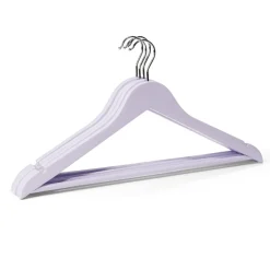 Rangement|Gifi Lot de 5 cintres en bois et métal 44,5x23cm - 4 coloris