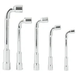 New Gifi Lot de 5 clés à pipe Ø8/10/12/13/17mm métal gris