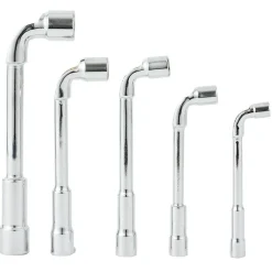 New Gifi Lot de 5 clés à pipe Ø8/10/12/13/17mm métal gris