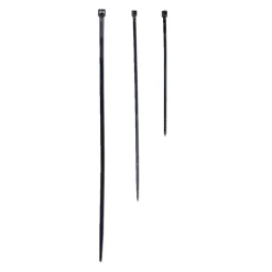 Online Gifi Lot de 180 colliers de serrage en nylon noir