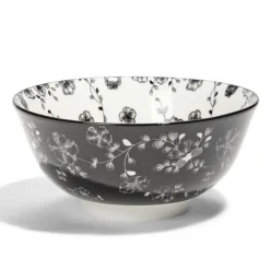 Lot de 4 coupelles 300ml porcelaine Ø15cm noir et blanc^Gifi Outlet