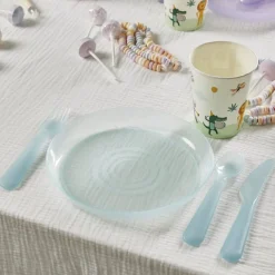 Lot de 12 couverts pour enfant plastique coloré^Gifi Clearance