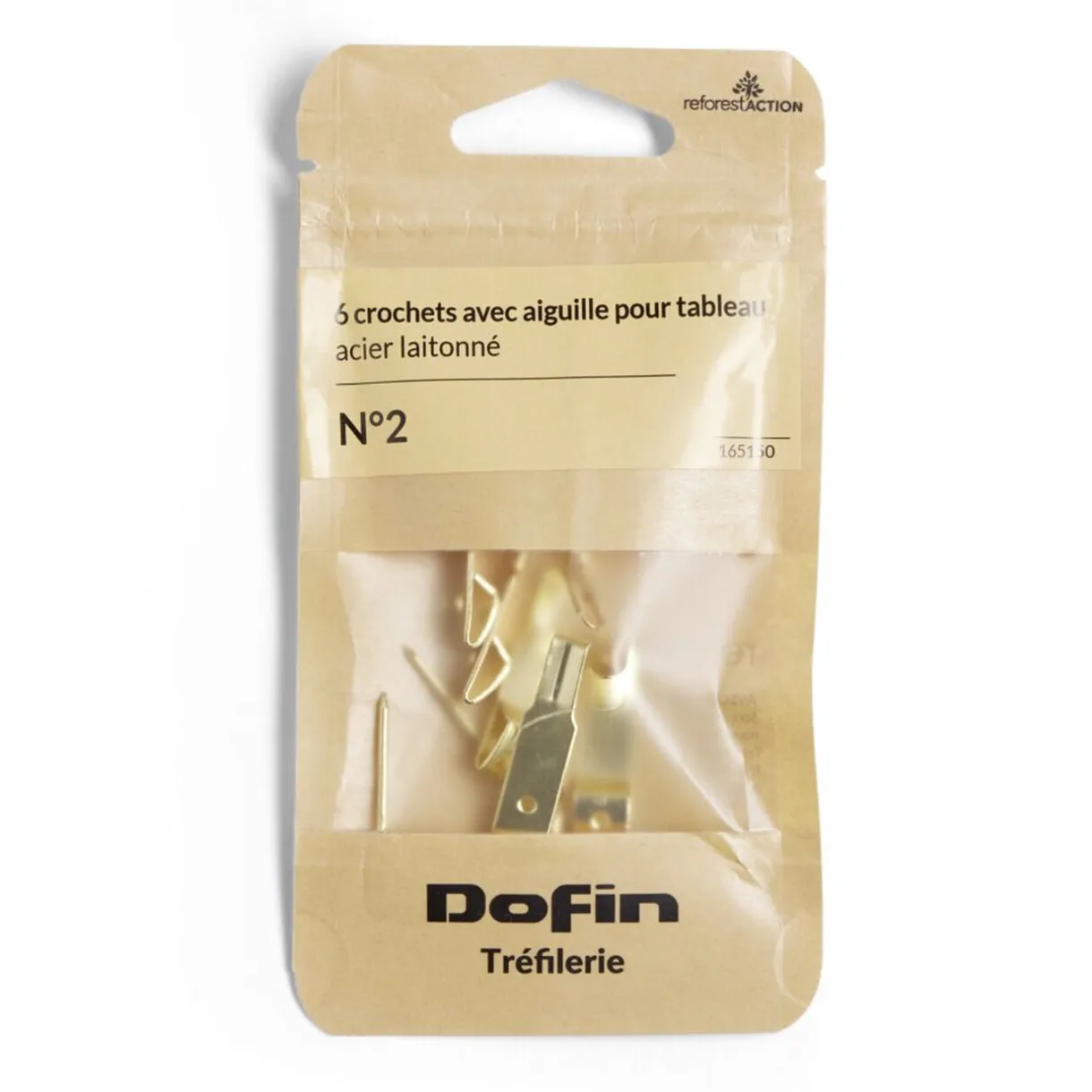 Hot Gifi Lot de 6 crochets N°2 pour tableau avec aiguille