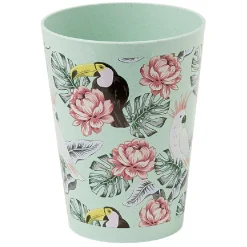 Lot de 4 gobelets décor oiseau et feuille 60 cl^Gifi Sale