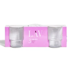 Lot de 3 gobelets en verre empilables 32,5cl^Gifi New