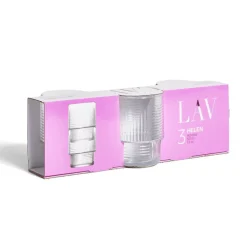 Lot de 3 gobelets en verre empilables 32,5cl^Gifi New