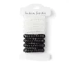 Hot Gifi Lot de 8 élastiques à cheveux spirale caoutchouc 3 coloris