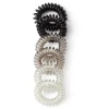 Clearance Gifi Lot de 6 élastiques à cheveux spirale caoutchouc 3 coloris