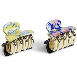 Best Gifi Lot de 2 mini pinces à cheveux motif floral