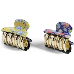Best Gifi Lot de 2 mini pinces à cheveux motif floral