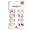 Discount Gifi Lot de 8 mini pinces pour cheveux avec décoration