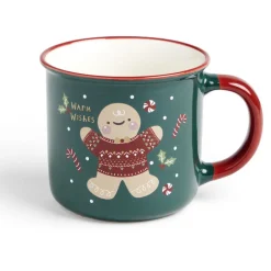 Lot de 4 mugs en céramique décor Noël 365ml^Gifi Best