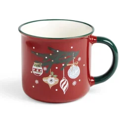 Lot de 4 mugs en céramique décor Noël 365ml^Gifi Best