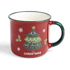 Lot de 4 mugs en céramique décor Noël 365ml^Gifi Best